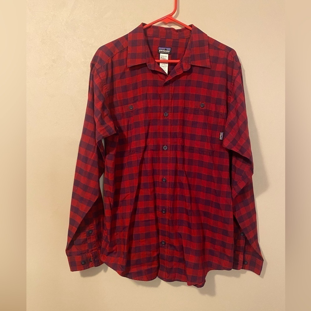Patagonia Worn Wear M's Long-Sleeved Pima Cotton Shirt Men’s med